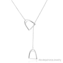 2 Stirrups Necklace - AbcdepaHorseJewelry