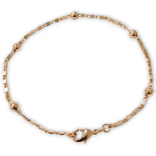 Rose Gold Dainty Bracelet with adjustable length and hypoallergenic design.