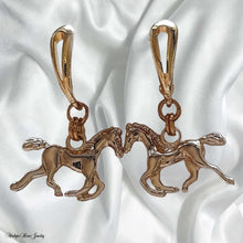 Horse Trotting Pony Earrings