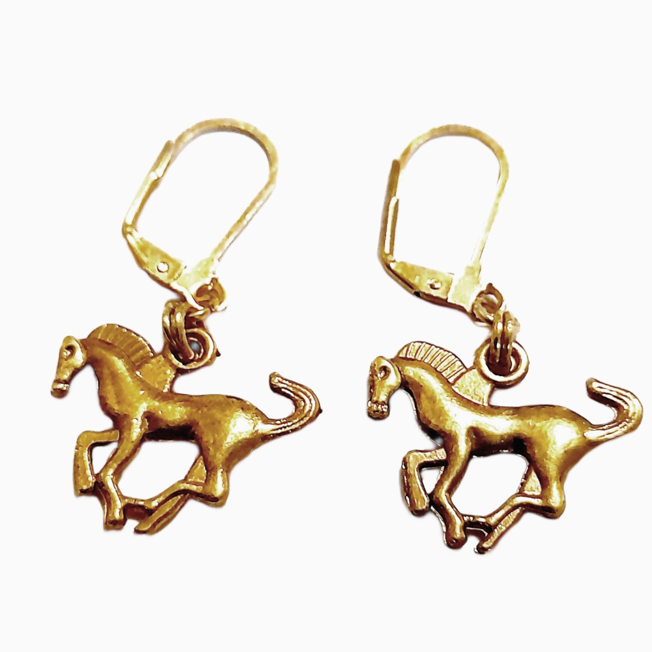 Horses Cantering Dangle Earrings