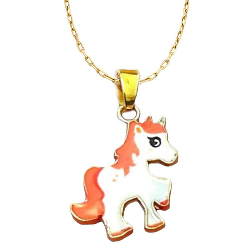 Apricot Pony Necklace - AbcdepaHorseJewelry