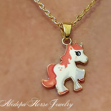 Apricot Pony Necklace - AbcdepaHorseJewelry