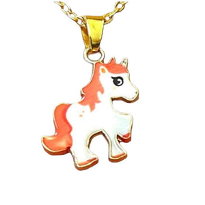 Apricot Pony Necklace - AbcdepaHorseJewelry