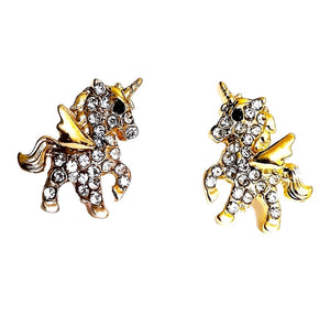 Baby Pegasus Studs Earrings - AbcdepaHorseJewelry