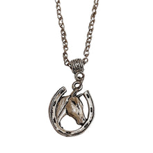 Birth Stone Horse Charm Necklace - AbcdepaHorseJewelry