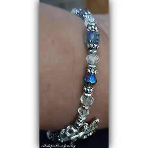 Crystal Horse Bracelet - AbcdepaHorseJewelry