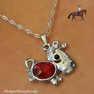 Cute Horse Necklace - AbcdepaHorseJewelry