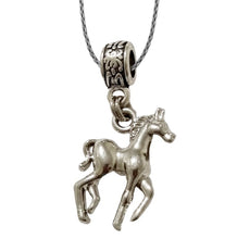 Foal Charm Pendant Necklace - AbcdepaHorseJewelry