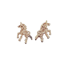 Geometical Unicorn Studs - AbcdepaHorseJewelry