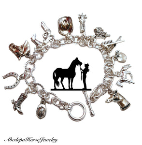 Horse Charm Bracelet - AbcdepaHorseJewelry