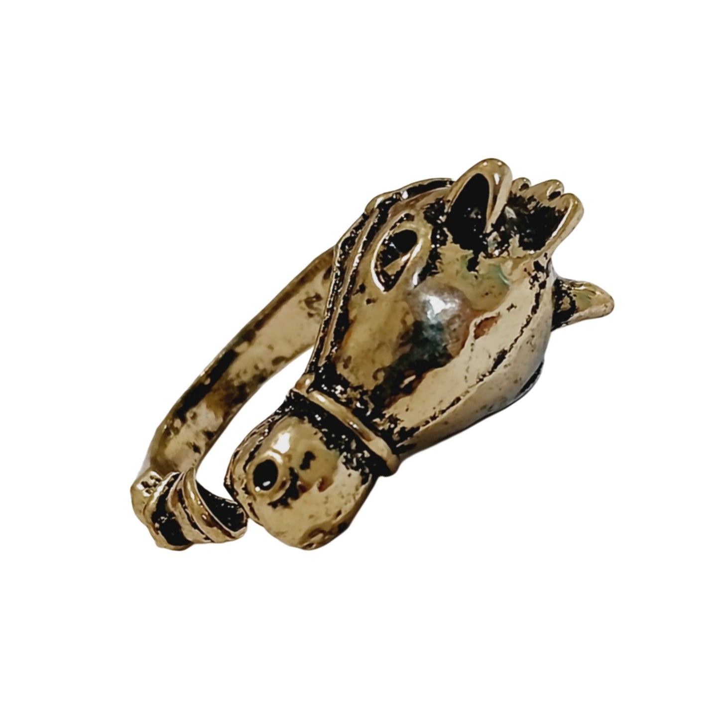 Horse Head Wrap Adjustable Ring - AbcdepaHorseJewelry