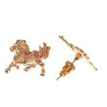 Horse Shaped GP Trotting Studs EarringsGP Tiny pony earrings  of the pony trotting with the front leg
raised are great for most people who love horses they are
1cm Wide × 1cm Height   with a metal back puHorse Shaped Studs Yellow GPAHJ from SupplierAbcdepaHorseJewelryHorse Shaped GP Trotting Studs Earrings