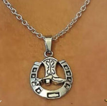 Horseshoe Boot Necklace - AbcdepaHorseJewelry