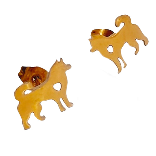 Husky Dog Earrings - AbcdepaHorseJewelry