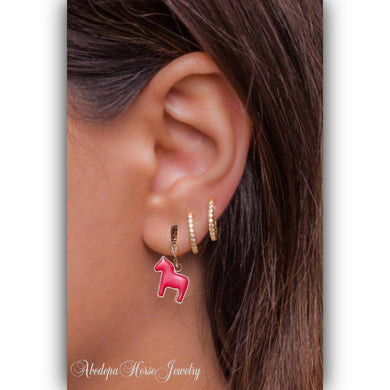 Pink GG Earrings