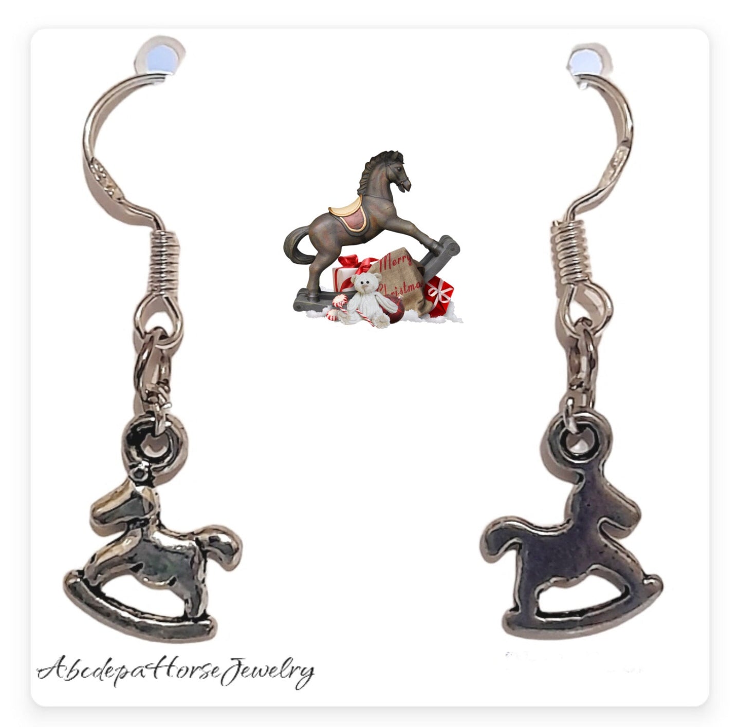 Little Rocking Horse Earrings - AbcdepaHorseJewelry