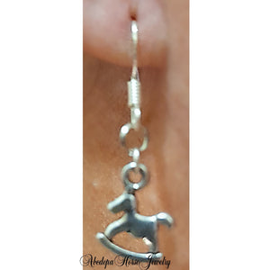 Little Rocking Horse Earrings - AbcdepaHorseJewelry