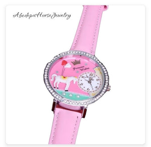 Pink Ponicorn Watch - AbcdepaHorseJewelry