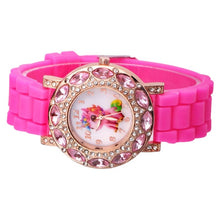 Pink Rhinestone Pony Watch - AbcdepaHorseJewelry