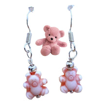 Pink Teddy Earrings - AbcdepaHorseJewelry