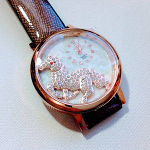 Rhinestone Horse Watch - AbcdepaHorseJewelry