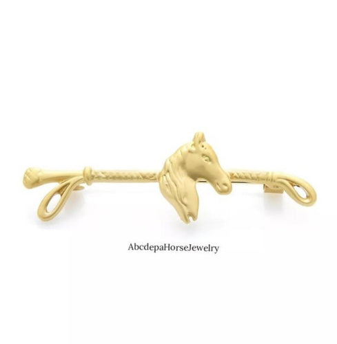 Riding Crop Brooch - AbcdepaHorseJewelry