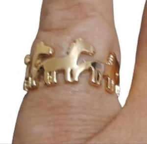 Ring of Horsies - AbcdepaHorseJewelry