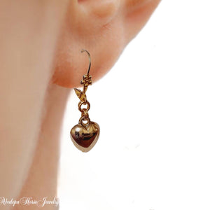 Flower and Hearts Earrings