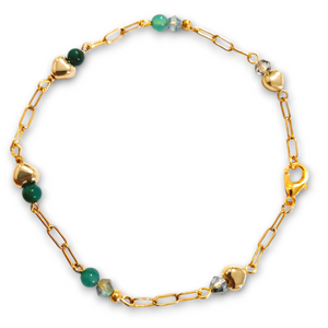 Chrysocella Gold Crystal Bracelet 