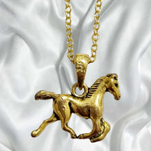 Trotting Horse Pendant Necklace