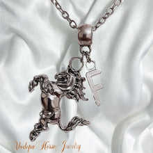Silver Horse Charm Necklace