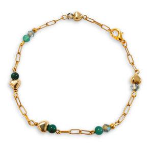 Chrysocella Gold Crystal Bracelet 