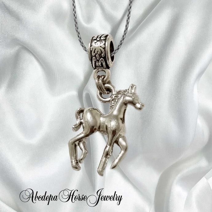 Foal Charm Pendant Necklace
