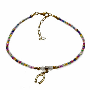 Colorful Beaded Horseshoe Bracelet