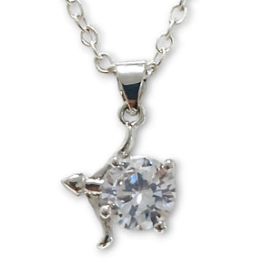 Sagittarius CZ Necklace - AbcdepaHorseJewelry