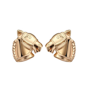 Show Horse Gold EarringsEarringsThese are a Gold Toned Show Horse Head Stud Earrings With a Metal Backing  Which has extra Rubber To Backing of The  Stud making wearing so much more comfortShow Horse Gold EarringsAHJewelryAbcdepaHorseJewelryShow Horse Gold Earrings