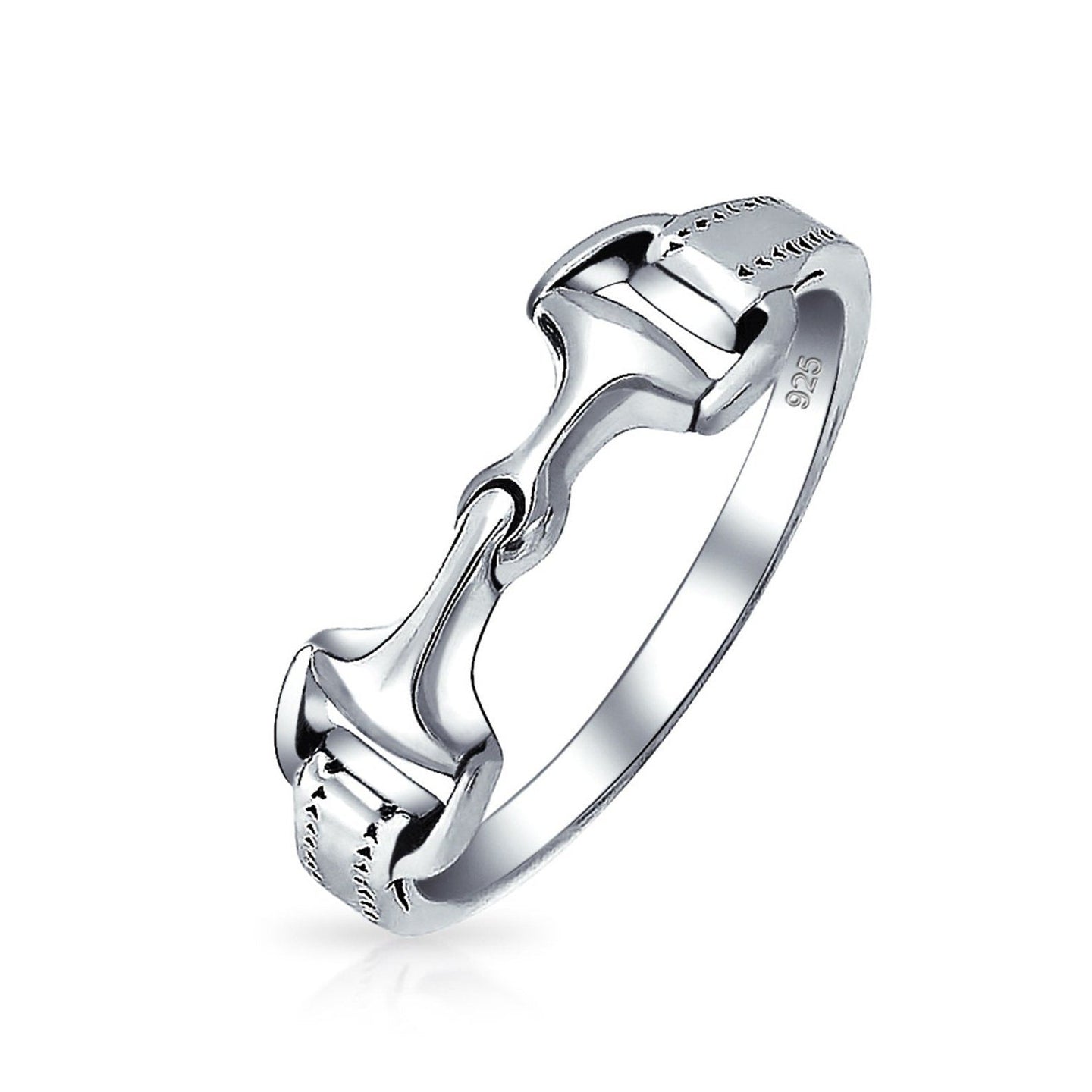 Snaffle Bit Ring (size 9) - AbcdepaHorseJewelry