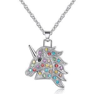 Spotted Unicorn Necklace - AbcdepaHorseJewelry