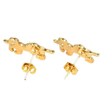 Tiny Adorable Gold Unicorn Studs - AbcdepaHorseJewelry