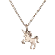 Tiny Gold Plated Unicorn Necklace - AbcdepaHorseJewelry