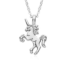 Tiny Unicorn Silver 925 pendant and chain - AbcdepaHorseJewelry