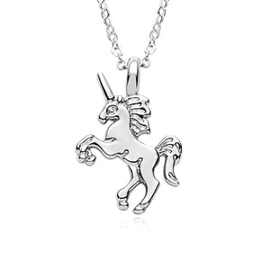 Tiny Unicorn Silver 925 pendant and chain - AbcdepaHorseJewelry