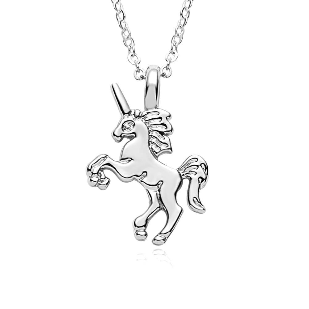 Tiny Unicorn Silver 925 pendant and chain - AbcdepaHorseJewelry