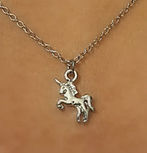 Tiny Unicorn Silver 925 pendant and chain - AbcdepaHorseJewelry