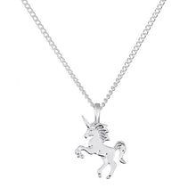 Tiny Unicorn Silver 925 pendant and chain - AbcdepaHorseJewelry