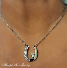 U Horseshoe Necklace - AbcdepaHorseJewelry