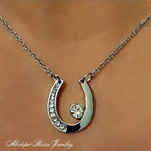 U Horseshoe Necklace - AbcdepaHorseJewelry