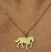 Walking Horse Pendant Necklace - AbcdepaHorseJewelry