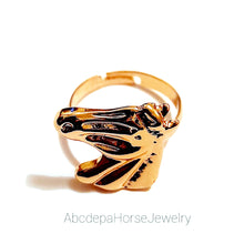 Open Size Horsehead Ring