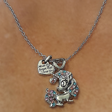 Unicorn Loveheart Charm Pendant Necklace